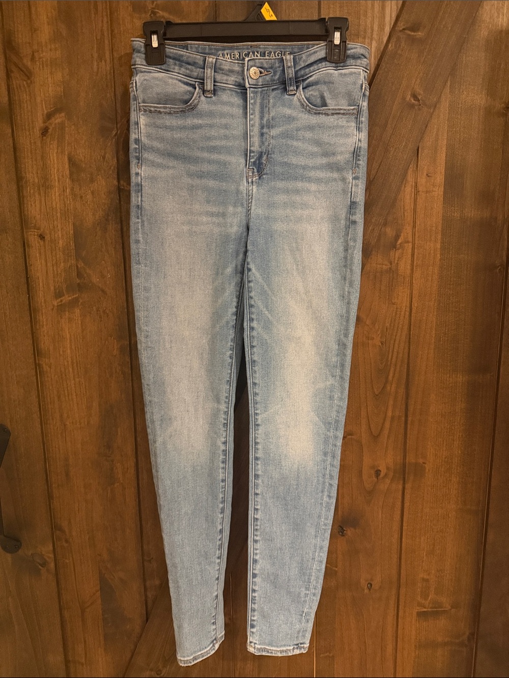 American Eagle Outfitters Light Wash Skinny Jeans - Pale Blue